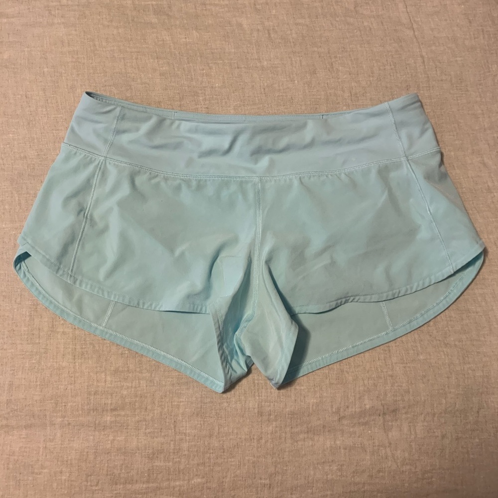 lululemon athletica speed up short 2.5” size 8